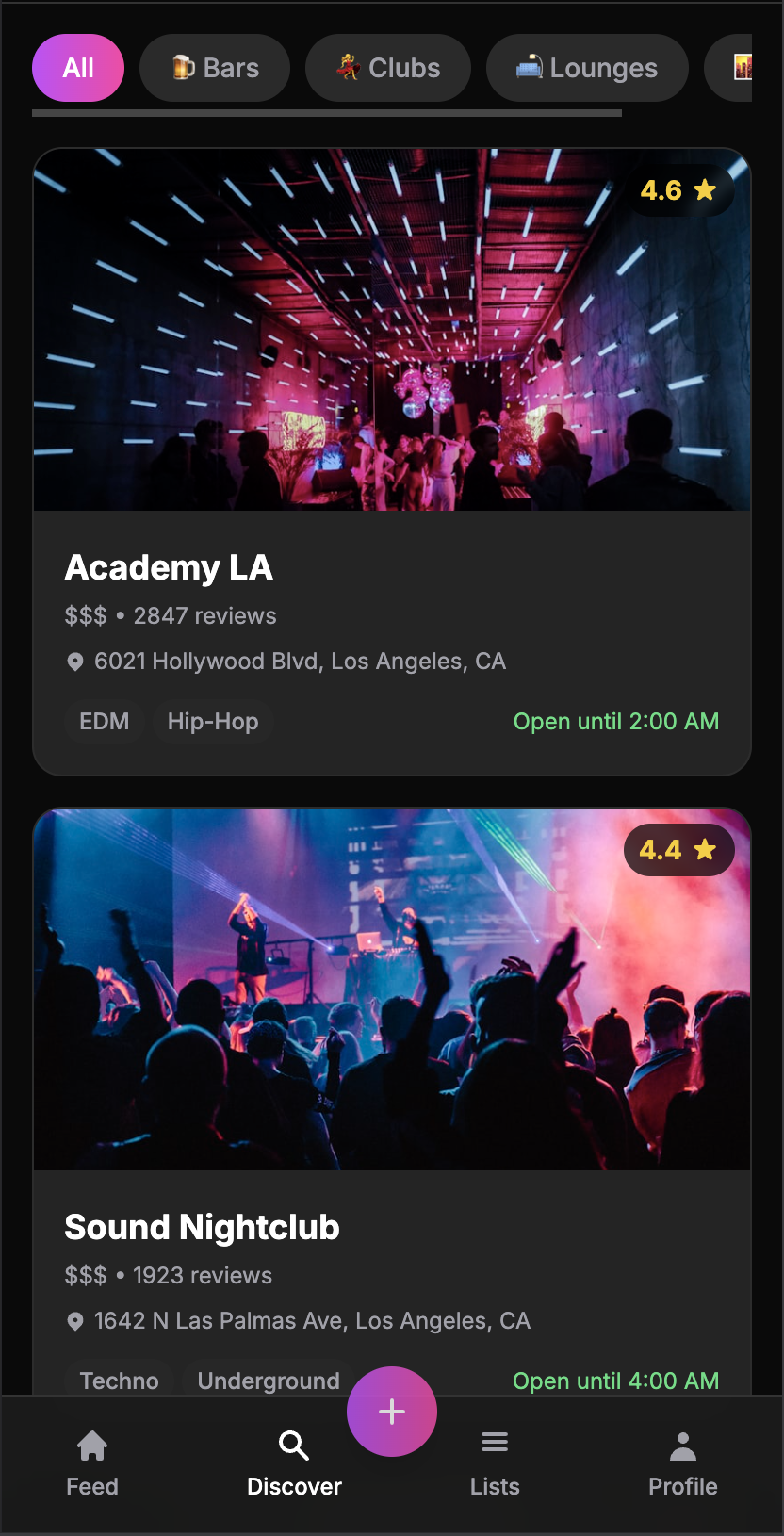 Discovery Interface